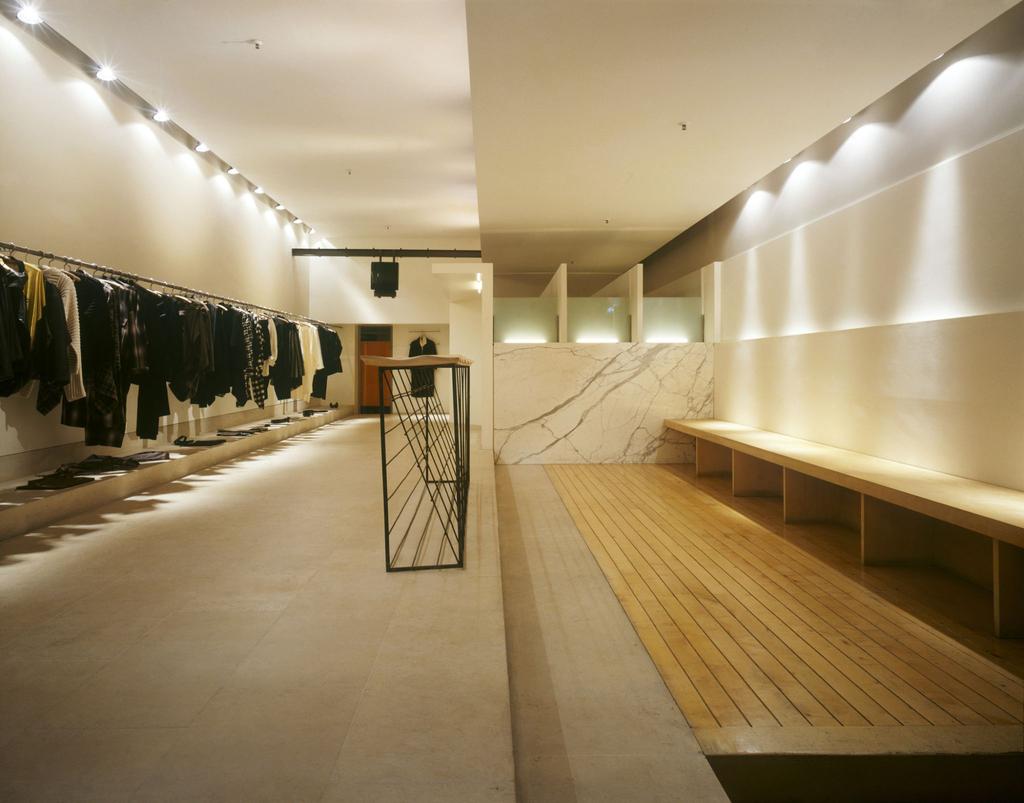 for contemplation," Issey Miyake Store, London Design reflects his appreciation