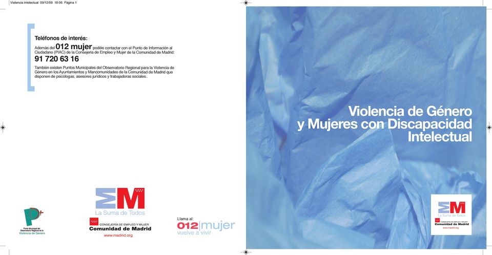 Observatorio Regional para la Violencia de Género en los Ayuntamientos y Mancomunidades de la Comunidad de Madrid que disponen de