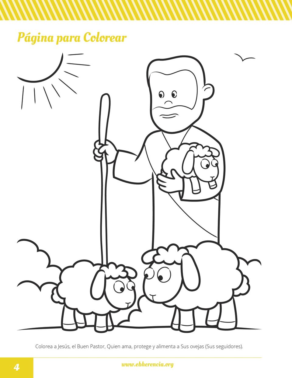 protege y alimenta a Sus ovejas