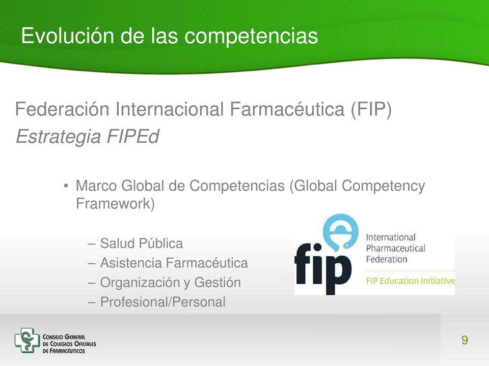 Competencias (Global Competency Framework) Salud Pública
