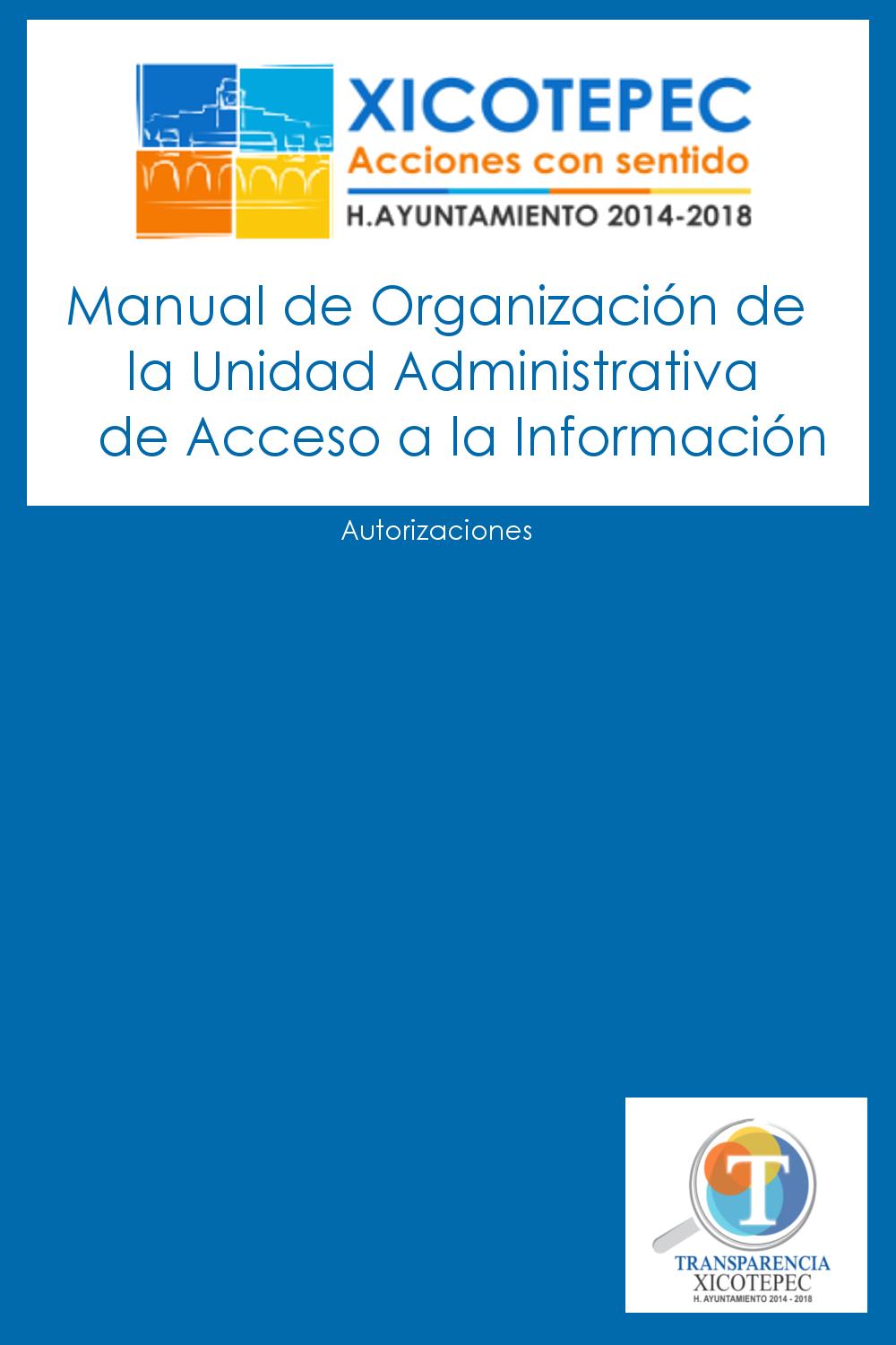 Manual de Organización del Departamento de Auditoria