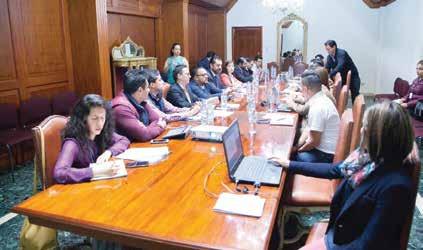 GALERÍA QUITO, PICHINCHA La Presidenta de CONAFIPS, Mercedes Salinas, se reunió el día 21 de