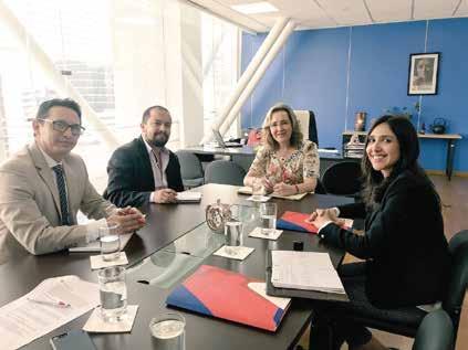 El 15 de marzo de 2018 las autoridades de la CONAFIPS se reunieron con Valeria Llerena, directora ejecutiva de la Red de Instituciones Financieras de Desarrollo, y su equipo de trabajo.