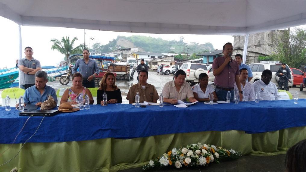FORO CIUDADANO SEGURIDAD ACUÁTICA El dialogo generado entre el Comité provincia Interinstitucional de Seguridad Acuática y el sector pesquero artesanal produjo los siguientes compromisos