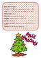 Feliz Navidad! Presentación: Desarrollo Ficha 1 Ficha 2 Fuga de letras Ficha 3 y 4 Dominó. Ficha 5