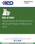 KD-01061 Seguimiento de Proyectos con Microsoft Project Professional 2010
