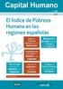 Capital Humano. El Índice de Pobreza Humana en las regiones españolas. Pobreza Humana (IPH-2). Definición. Analfabetismo funcional en