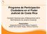 Programa de Participación Ciudadana en el Poder Judicial de Costa Rica
