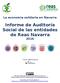 Informe de Auditoría Social de las entidades de Reas Navarra 2016