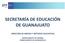 SECRETARÍA DE EDUCACIÓN DE GUANAJUATO