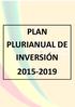 PLAN PLURIANUAL INSTITUCIONAL PLAN PLURIANUAL DE INVERSIÓN