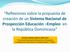 Reflexiones sobre la propuesta de creación de un Sistema Nacional de Prospección Educación Empleo en la República Dominicana