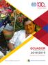 ECUADOR PERÚ. Programa de acción al Centenario. Oficina de la OIT para los Países Andinos. Fecha de actualización: agosto 2018