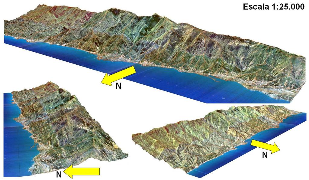 Características Geomorfológicas Generales de las Cuencas de Drenaje Modelo en 3D