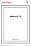 Manual FTP. Grupo Elsamex Departamento de Sistemas. Documentacion Dpto. Sistemas - Manual FTP.doc Página 1 de 6