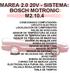 AREA 2.0 20V -SISTEMA: BOSCH MOTRONIC M2.10.4