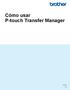 Cómo usar P-touch Transfer Manager