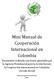 Mini Manual de Cooperación Internacional en Colombia