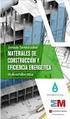 Materiales de Construcción y Eficiencia Energética
