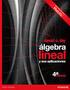 ALGEBRA LINEAL Programación y guía general