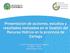 Presentación de acciones, estudios y resultados realizados en la Gestión del Recurso Hídrico en la provincia de Cartago